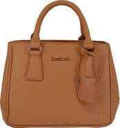 bebe Sagan Studded Mini Satchel
