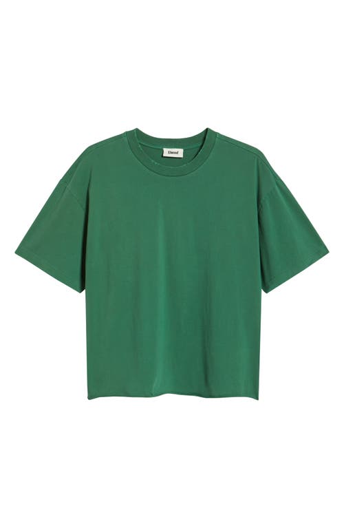 Elwood Core Oversize Organic Cotton Jersey T-shirt In Green