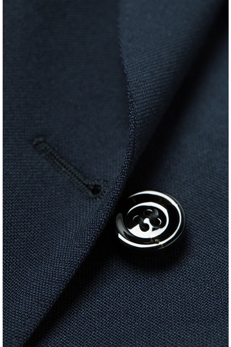 Cameron Double Breasted Wool & Mohair Suit Jacket, Alternate, color, NAVY