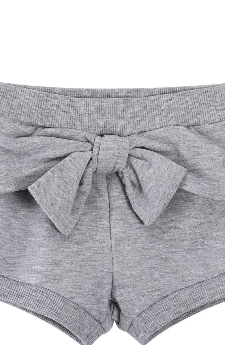 Habitual Kids Kid's Short Sleeve Sweatshirt & Tie Front Shorts Set, Alternate, color, 