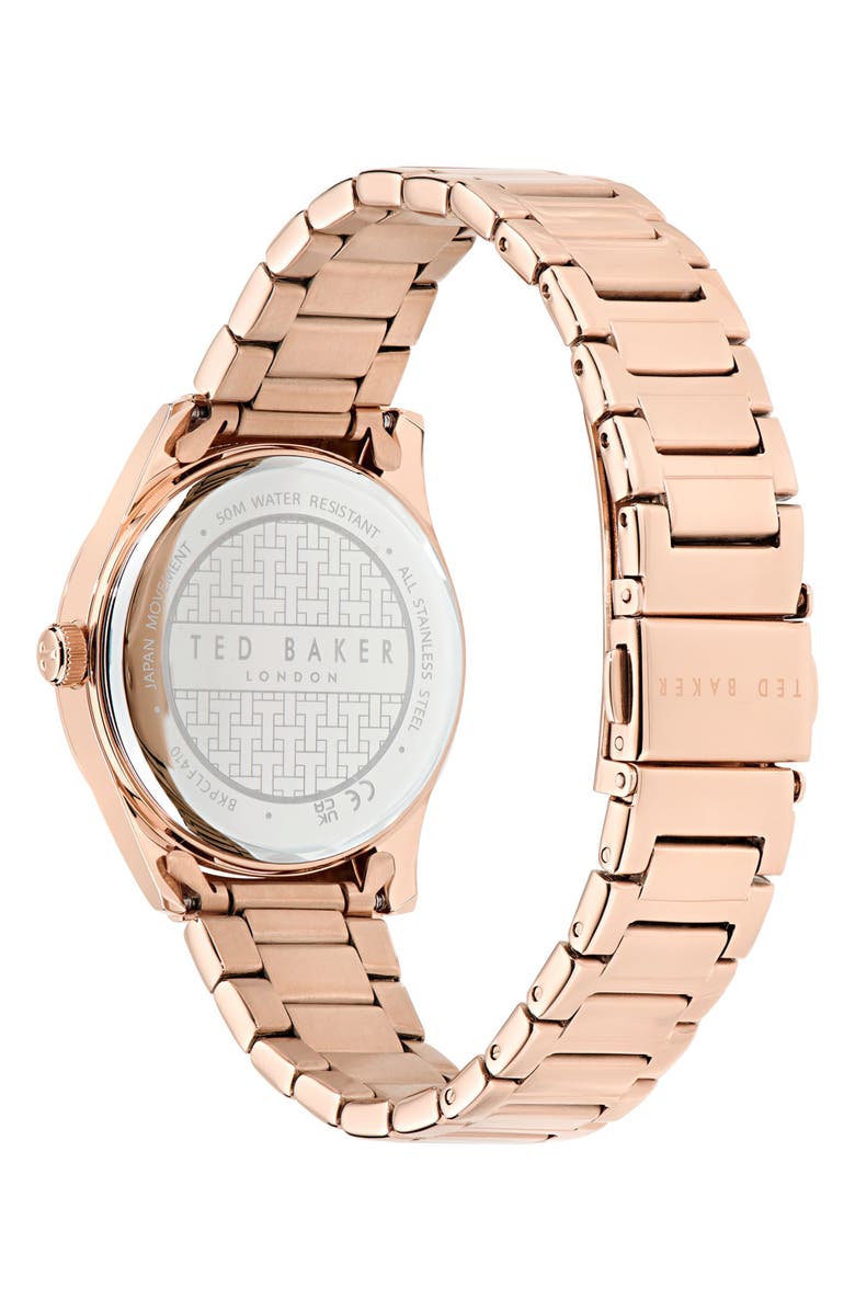 Ted Baker Coolly Bracelet Watch, 34mm, Alternate, color, Rose Gold-Tone