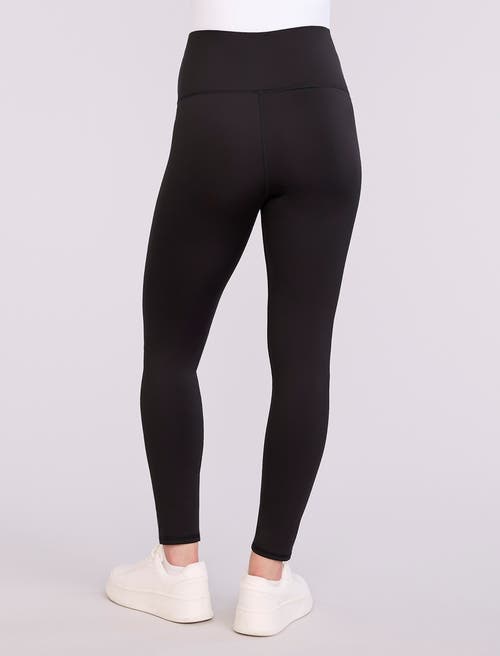 Motherhood Maternity Over The Belly Side Pocket Active Maternity Leggings In Black