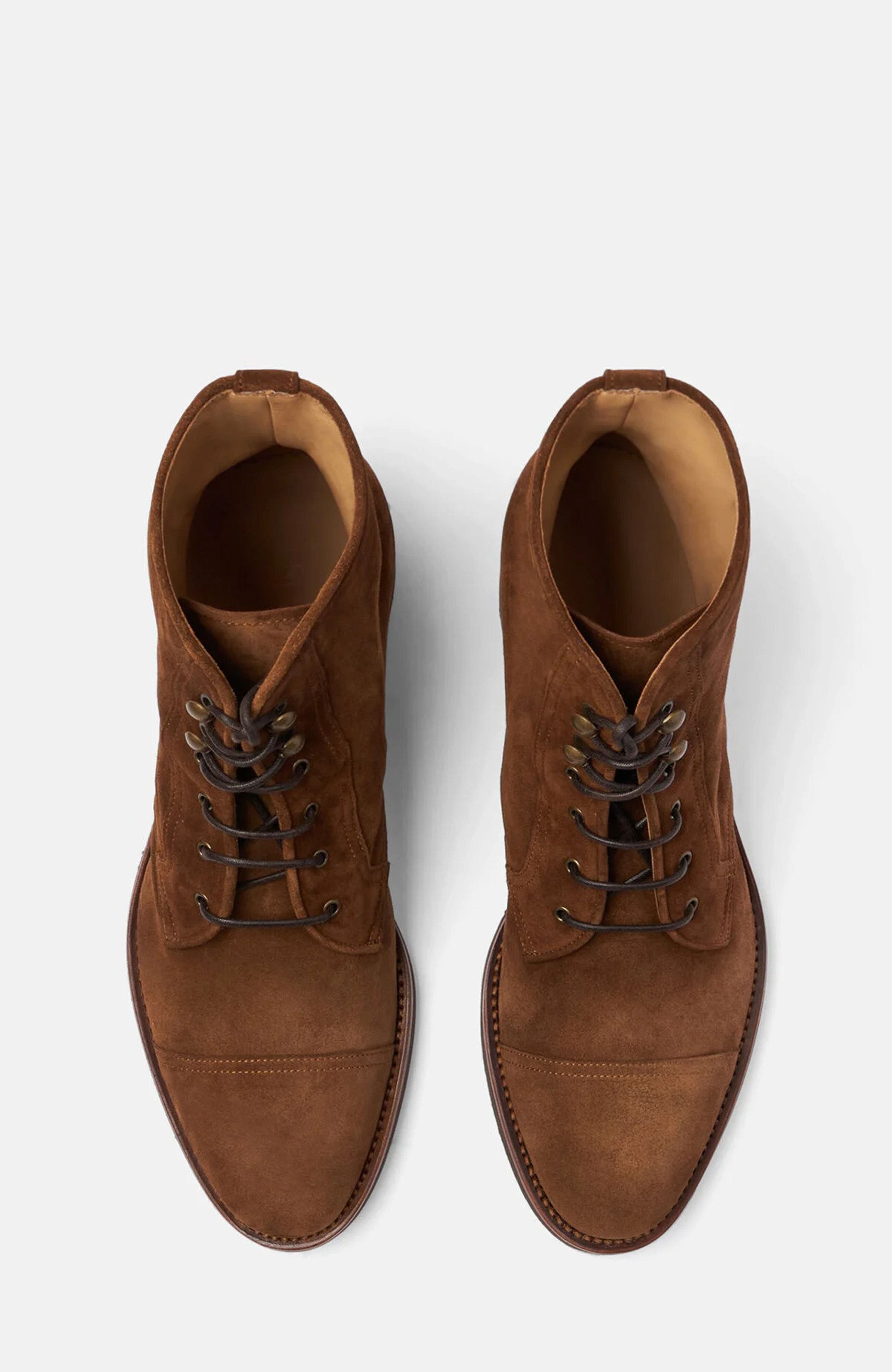 SCAROSSO Paolo Boots, Alternate, color, Light Brown - Suede