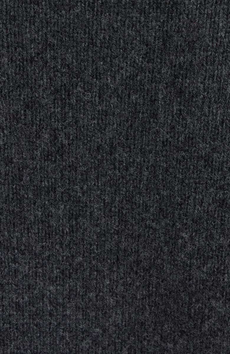 Jacquemus La Robe Maille Castagna Short Sleeve Sweater Dress, Alternate, color, Dark Grey