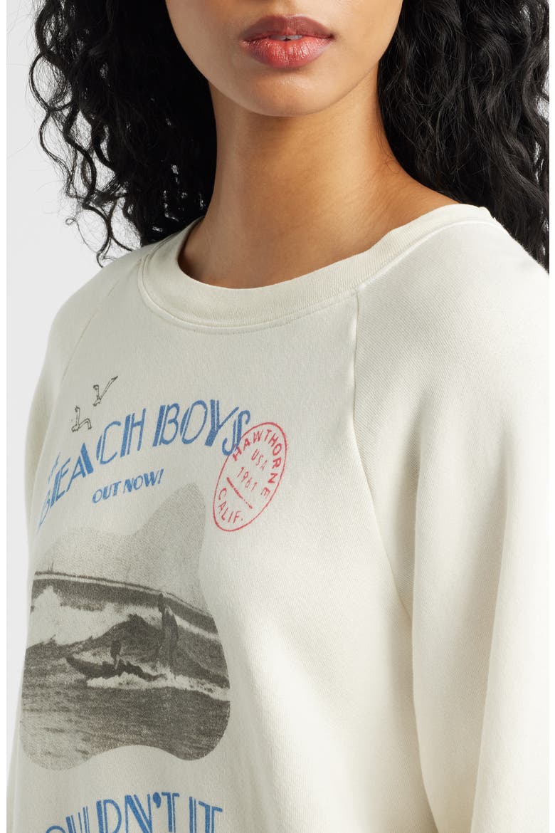 The Beach Boys Graphic Sweatshirt, Alternate, color, STONE VINTAGE