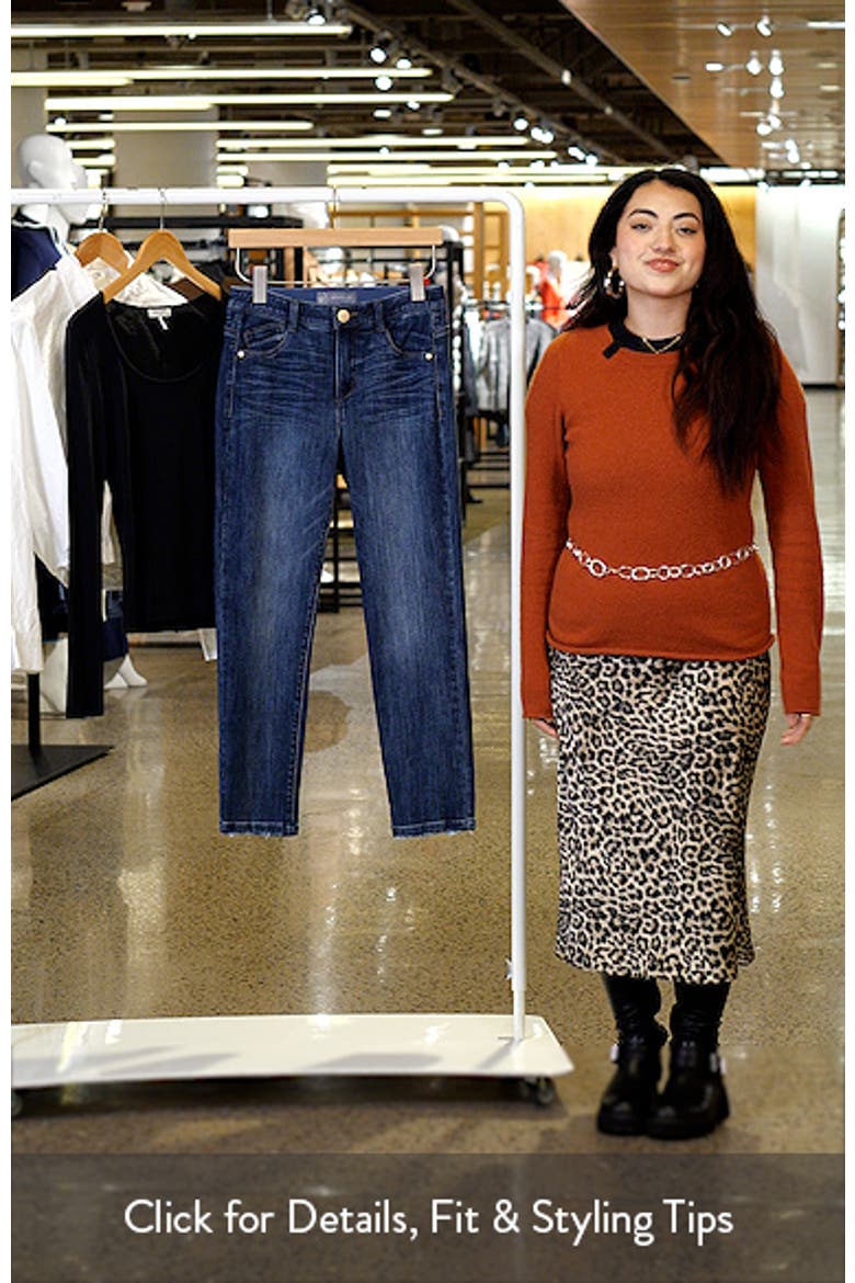 Logan High Waist Ankle Slim Straight Leg Jeans video