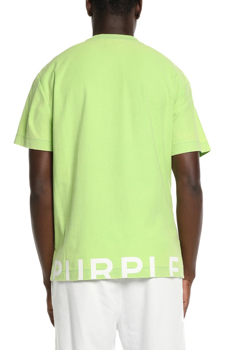 PURPLE BRAND Cotton Jersey Logo Graphic T-Shirt, Alternate, color, Green