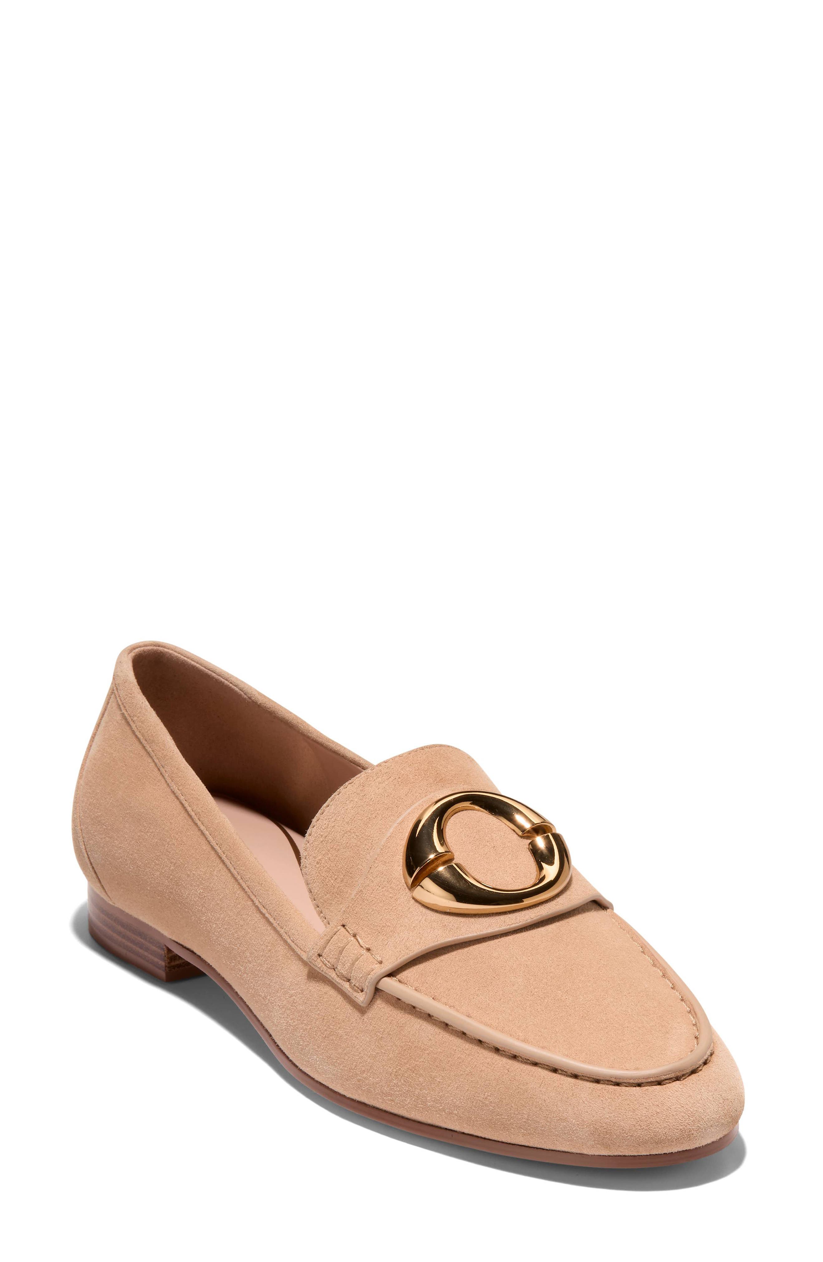 Skylar Loafer, Main, color, TUSCAN SAND SUEDE