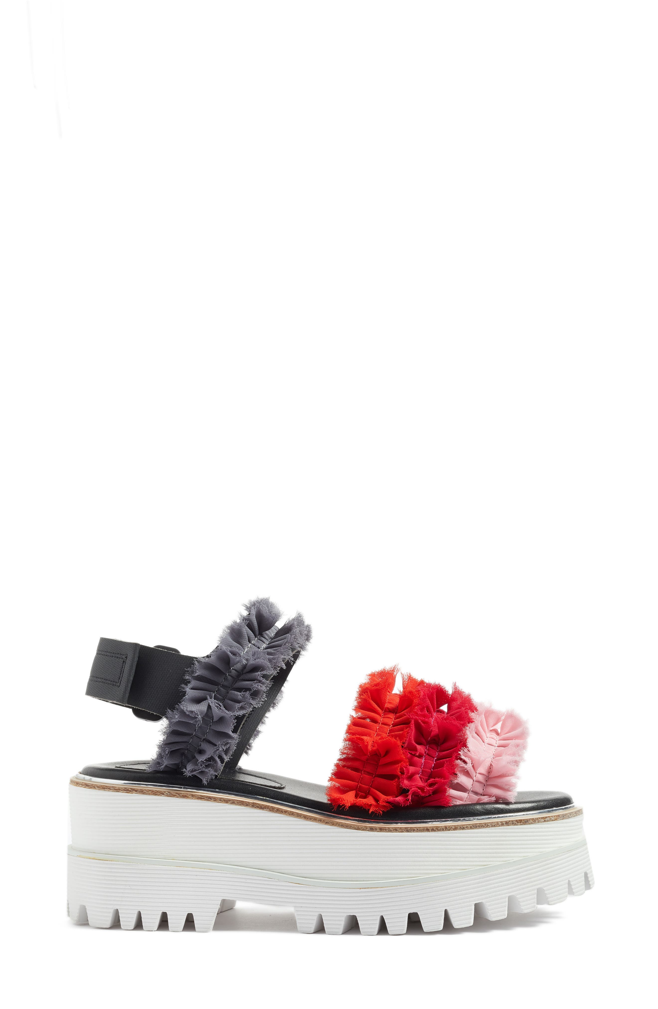 SUECOMMA BONNIE Frill Platform Sandal, Alternate, color, 