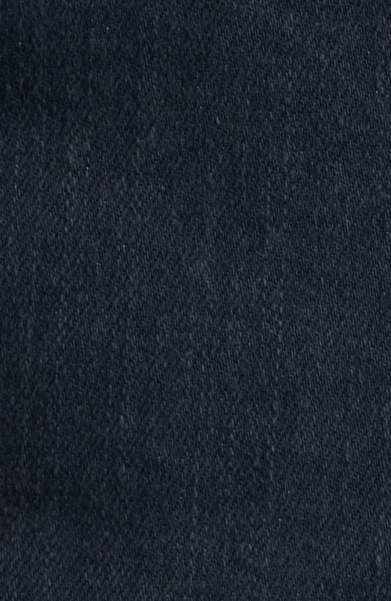 LOVE THE LABEL Tabitha Peplum Denim Top, Alternate, color, Pagent Blue