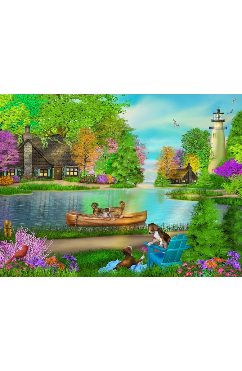 Sunsout By the Shore 500 piece Jigsaw Puzzle for Adults, Alternate, color, Multicolor