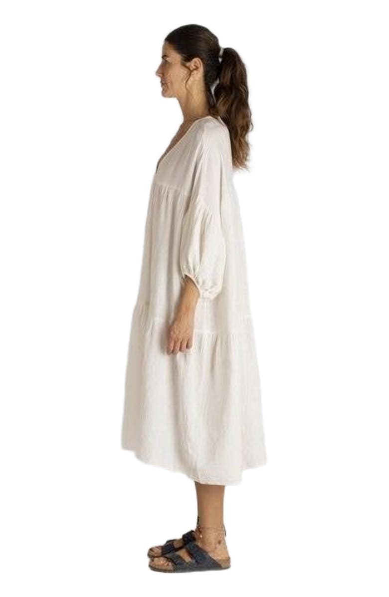loom.ist Sile Fully-Pleated Dress, Alternate, color, White