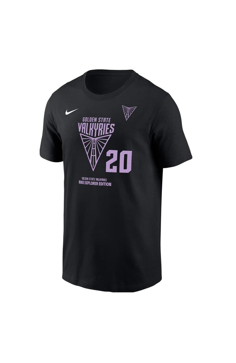 Nike Men's Nike Kate Martin Eclipse Black Golden State Valkyries Explorer Edition Name & Number T-Shirt, Alternate, color, Eclipse Black