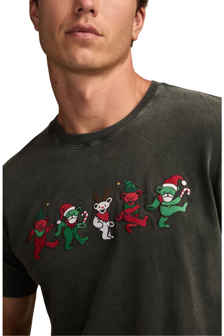 Grateful Dead Bears Cotton Graphic T-Shirt, Alternate, color, RAVEN
