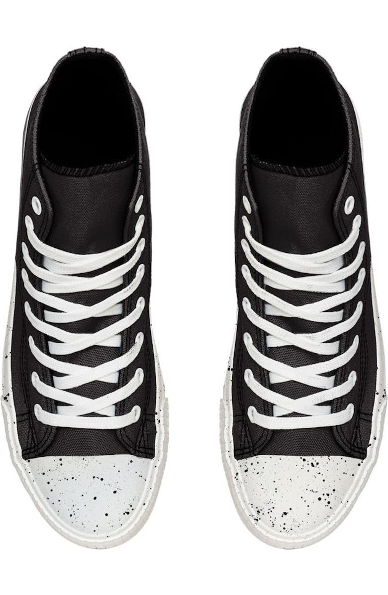 FOCO Men's FOCO Pittsburgh Steelers Paint Splatter High Top Sneakers, Main, color,