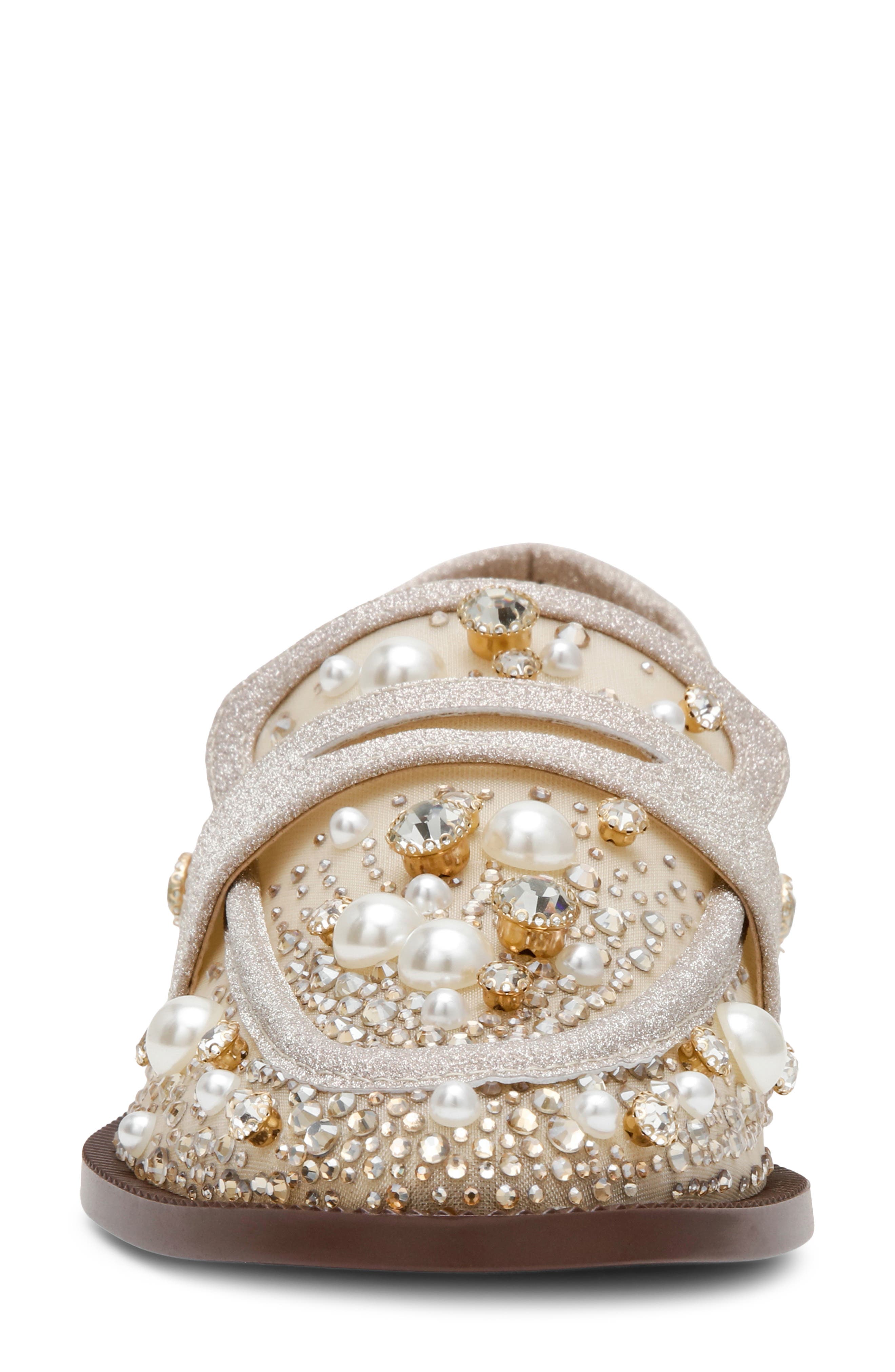 Maren Crystal Loafer, Alternate, color, LIGHT GOLD
