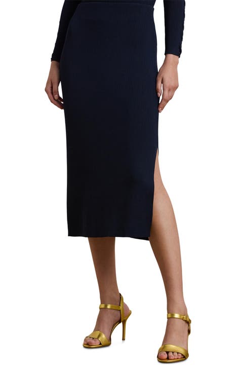 Midi button front summer linen dress women 4832