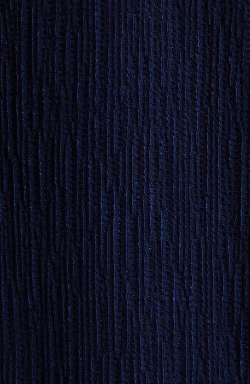 Vince Camuto Textured Knit Jumpsuit In Blue