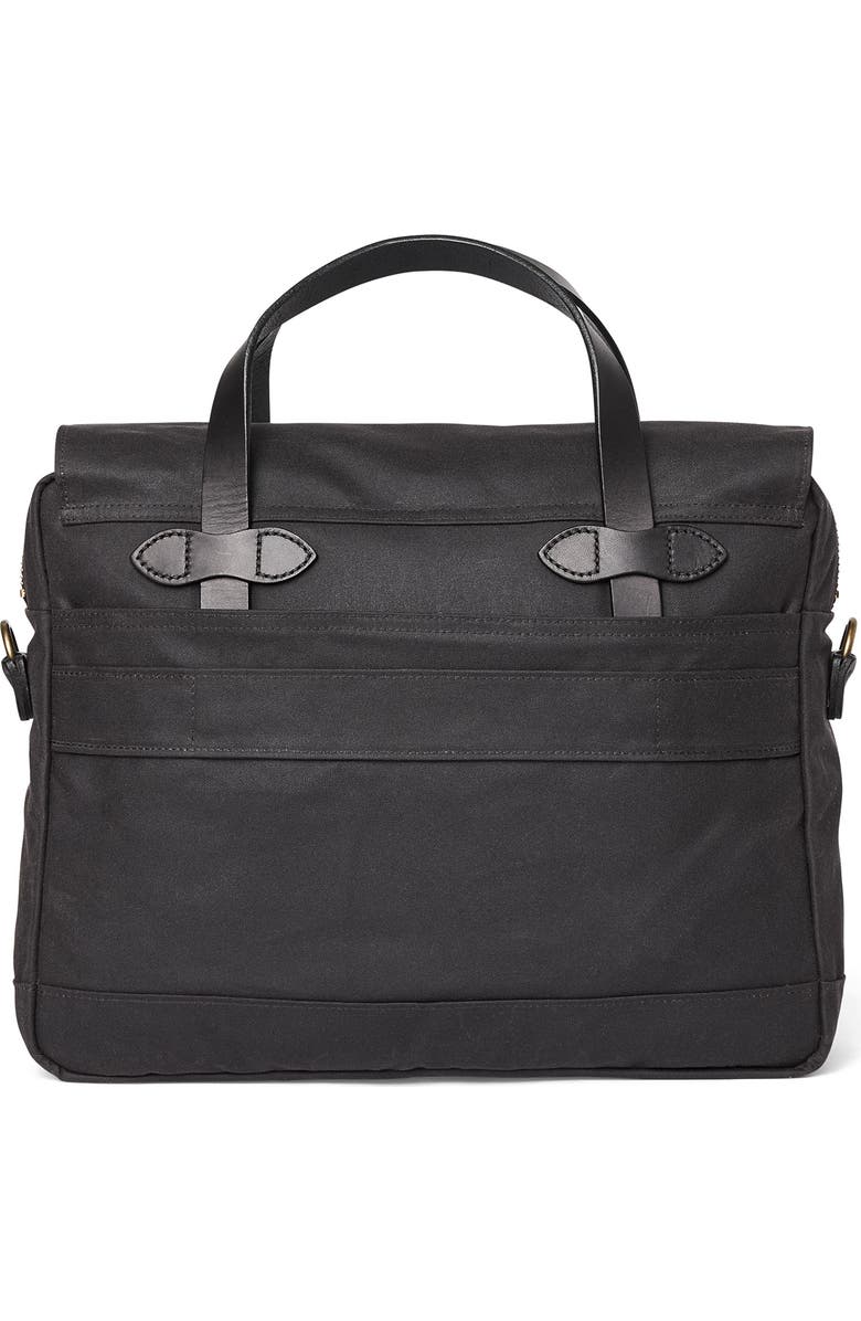 Filson '24 Hour' Tin Cloth Briefcase, Main, color,