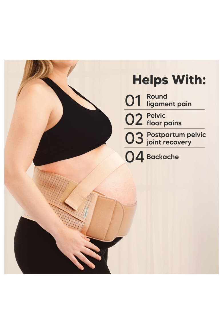 Nurture 2-in-1 Maternity Support Belt, Alternate, color, Classic Ivory