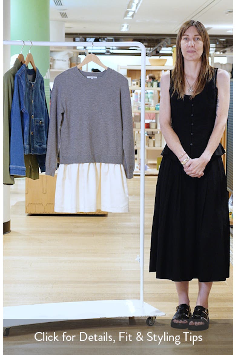 Mixed Media Sweater Dress video