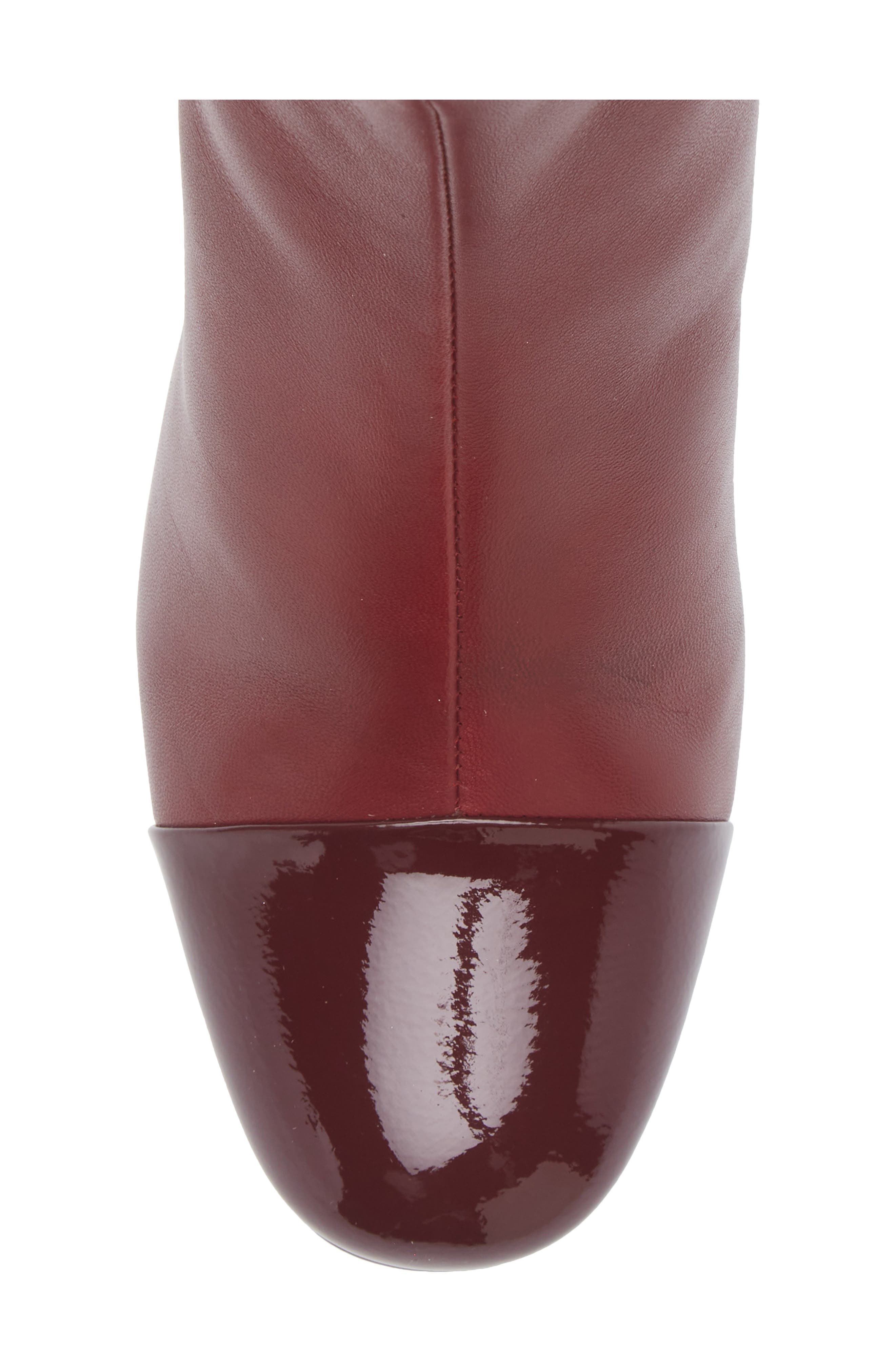 Mya Block Heel Bootie, Alternate, color, TWINKLE/ DELICE BORDO/ SANGRIA