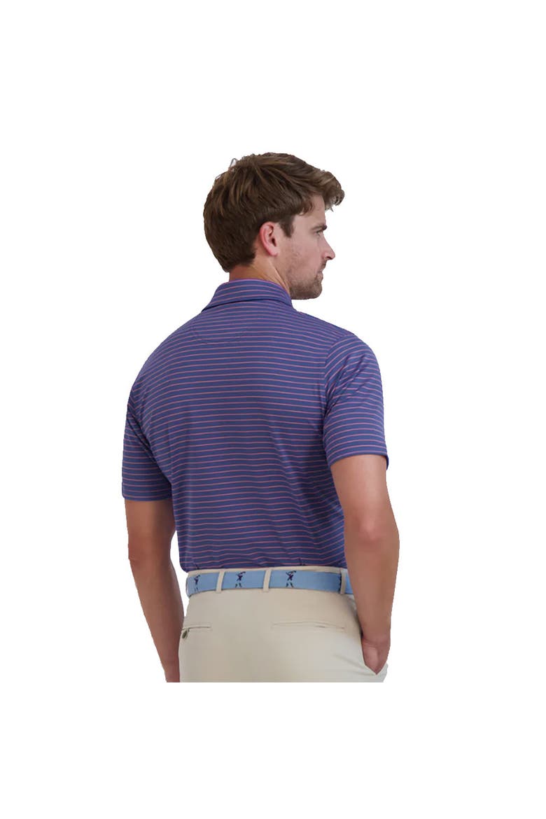 Michael Stripe Mens Golf Polo, Alternate, color, True Blue