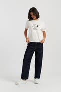 Chinti & Parker Cotton Snoopy Embroidered T-Shirt
