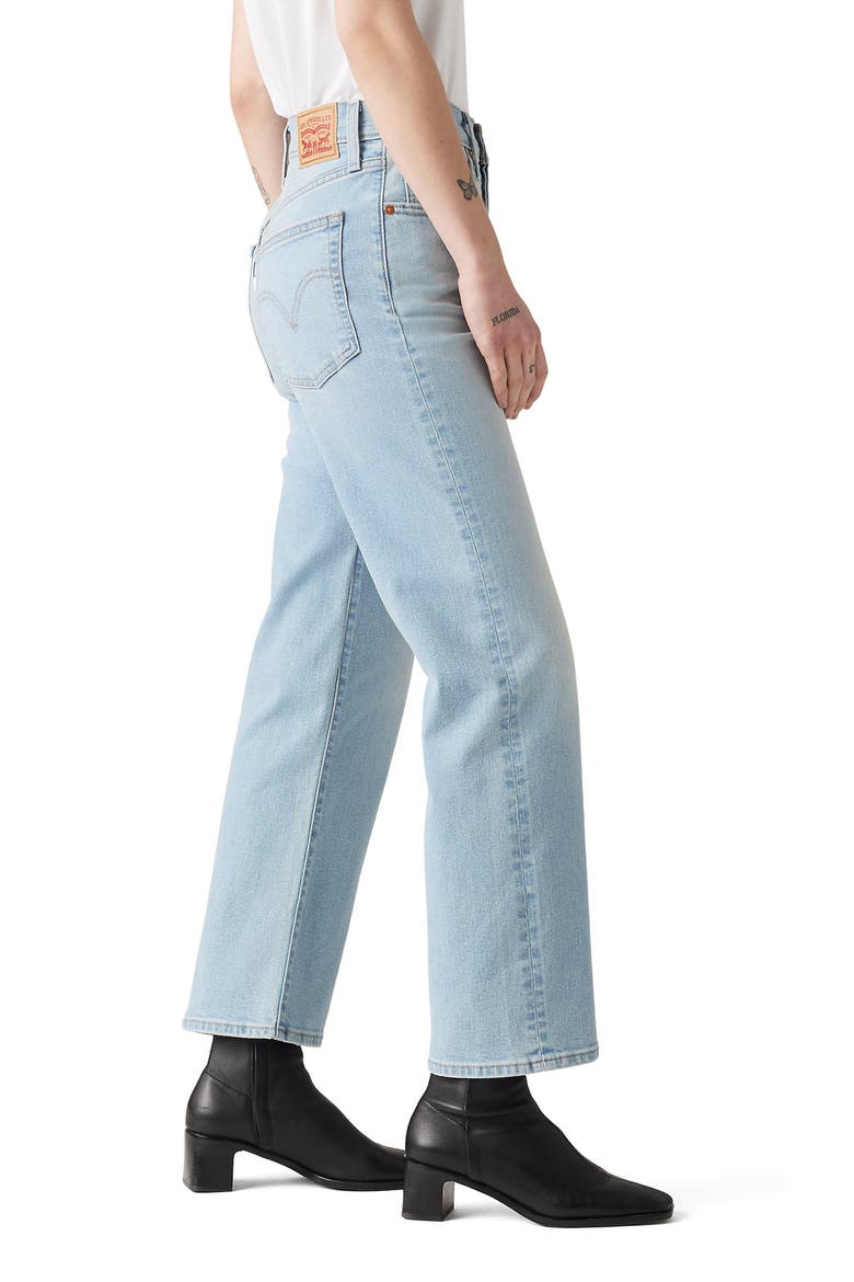 Ribcage Ankle Straight Leg Jeans, Alternate, color, ONCE IN AWHILE