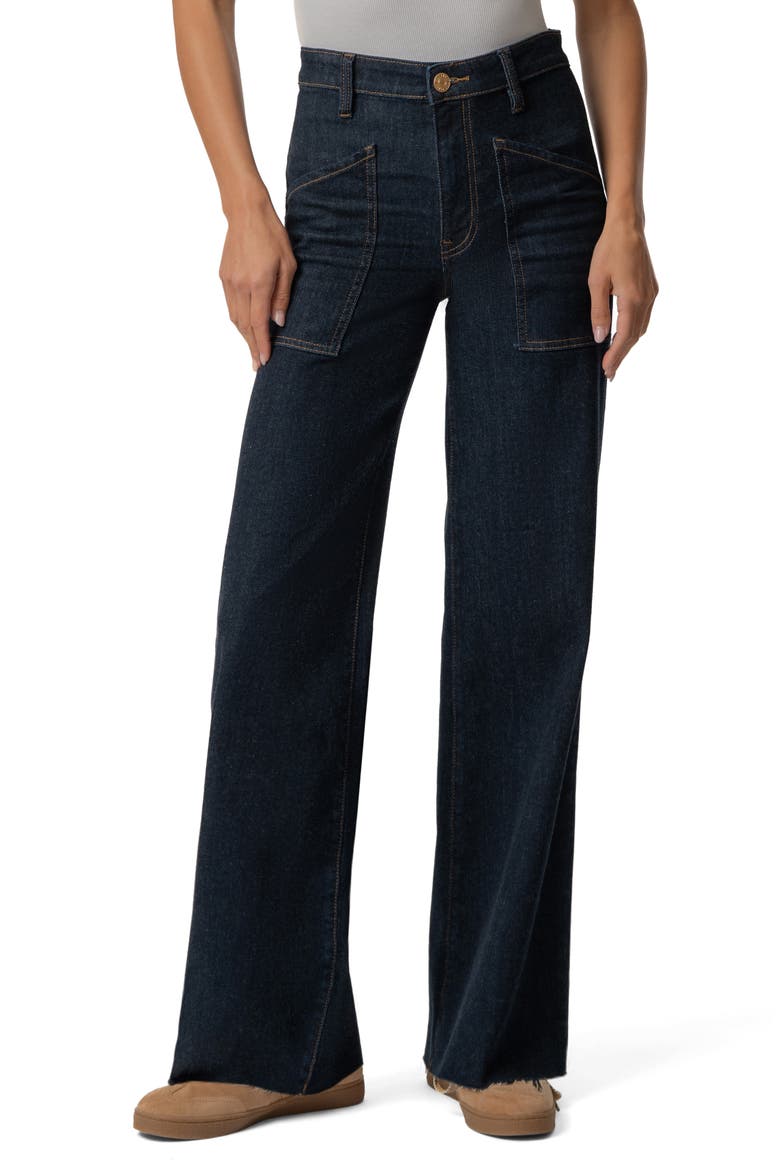 Jodi Raw Hem High Waist Relaxed Straight Leg Jeans, Main, color, ASSURANCE