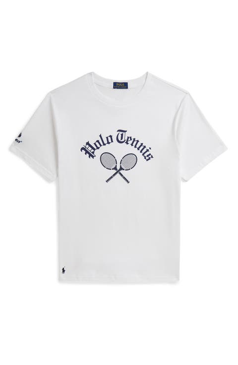 Kids' US Open Polo Tennis Cotton Graphic T-Shirt