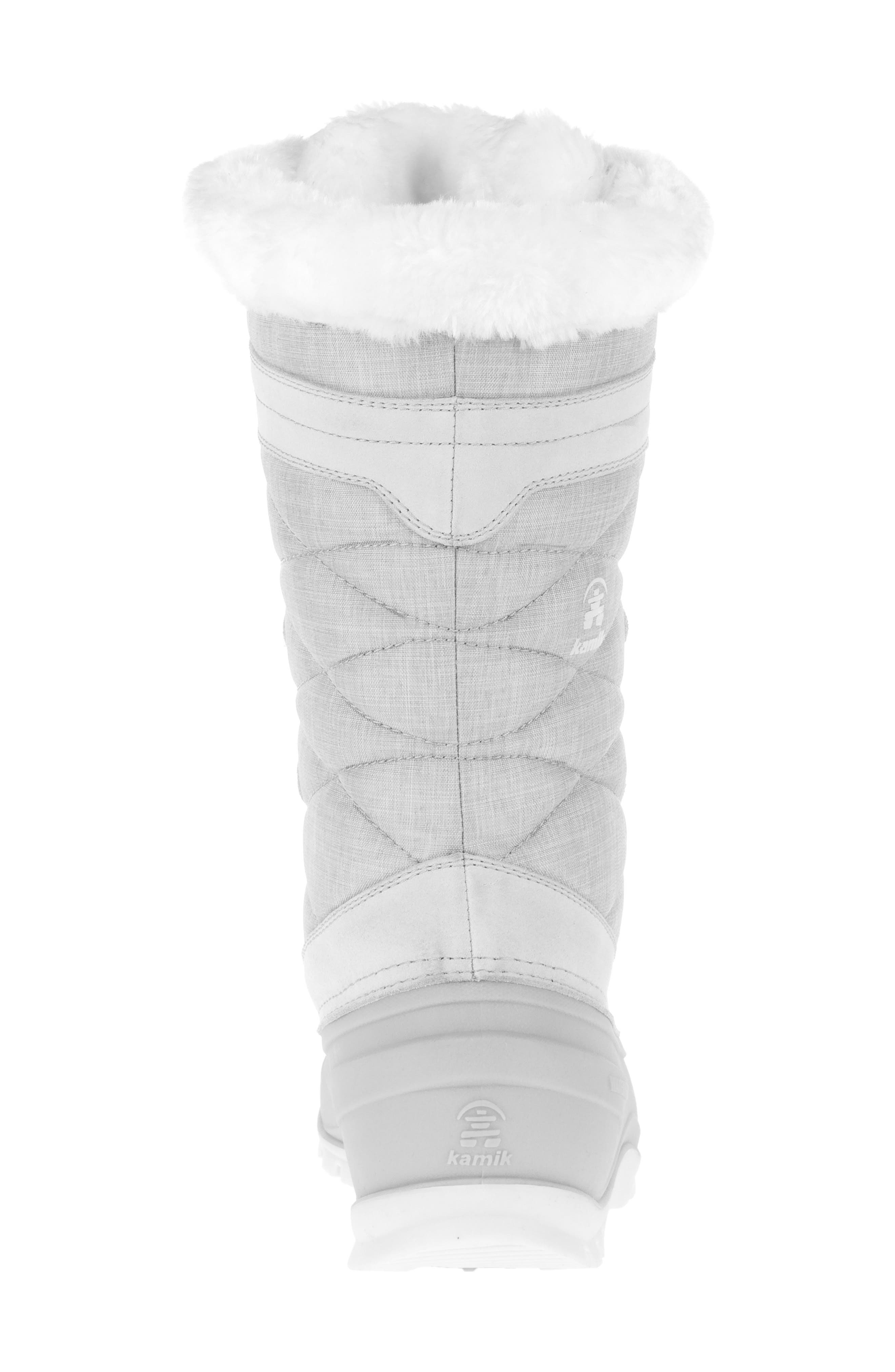 Kamik Snovalley 4 Faux Shearling Cuff Waterproof Snow Boot, Alternate, color, 
