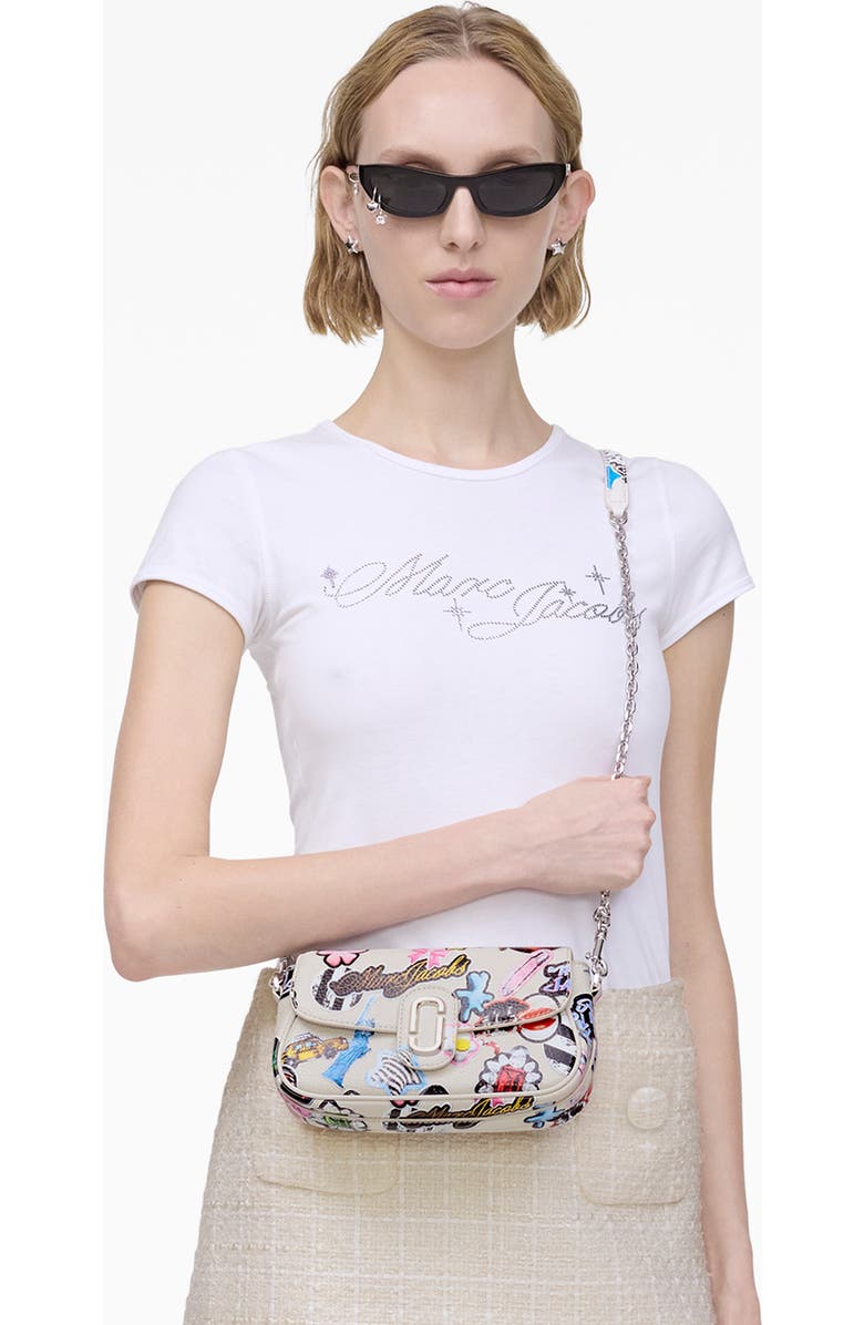 Marc Jacobs The Clover Sticker Shoulder Bag, Alternate, color,