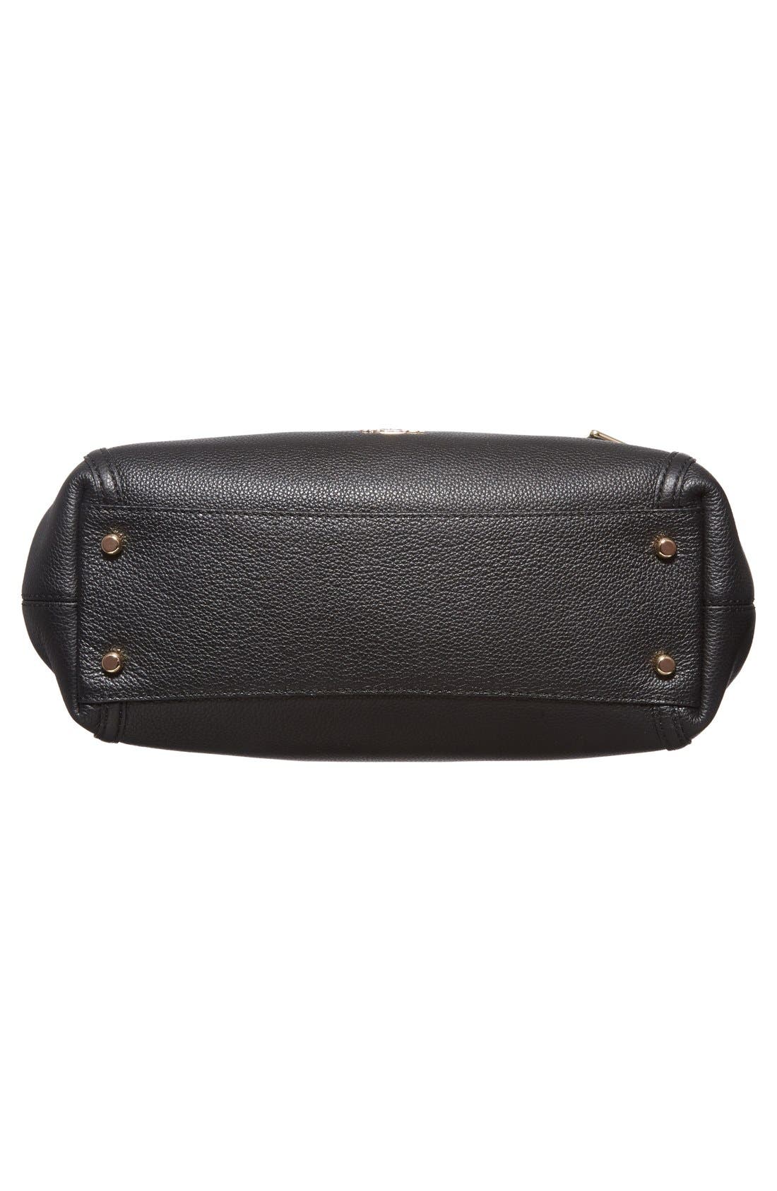 COACH 'Turnlock Edie' Pebbled Leather Shoulder Bag, Alternate, color, 