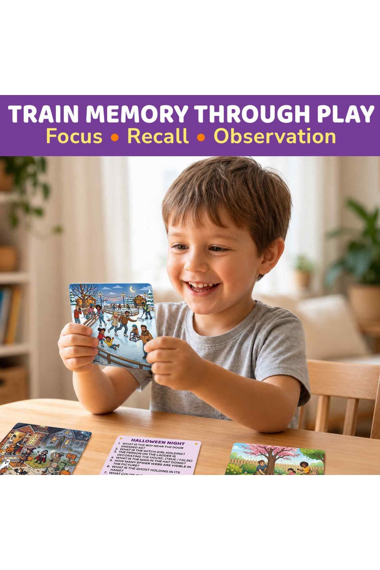 Kids Flash Cards & Social Skills Card Games - Realistic Educational Toys, Alternate, color, Conversation Story