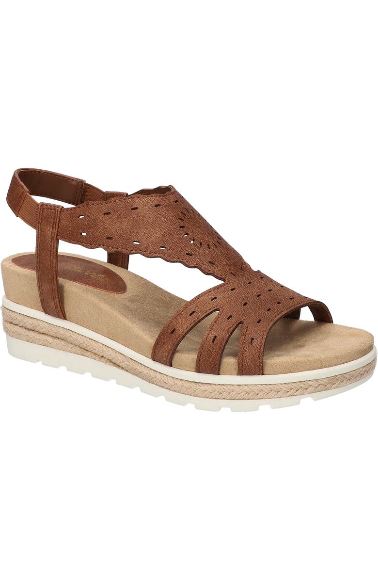 EASY STREET Fran Slingback Wedge Sandal, Main, color, Tan