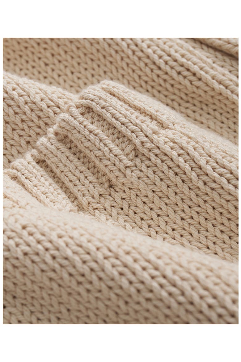 Toggle Cotton Cardigan, Alternate, color, CREAM