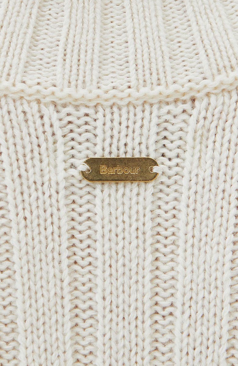 Barbour Winona Cotton & Wool Blend Funnel Neck Sweater, Alternate, color, 