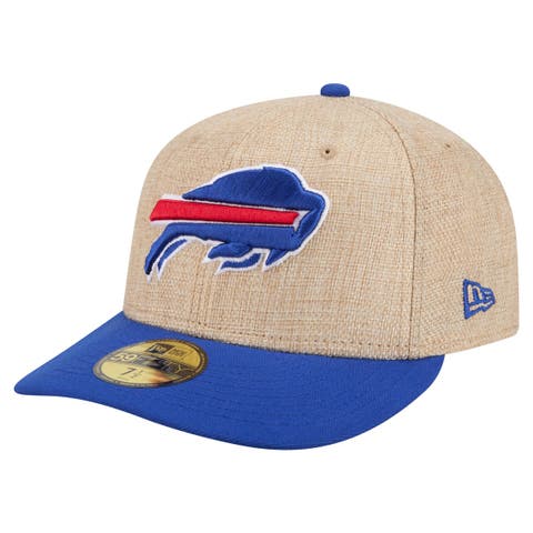 Men's New Era  Natural/Royal Buffalo Bills Pre-Curved Twine 59FIFTY Fitted Hat