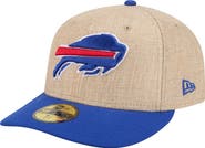 New Era Men's New Era Natural/Royal Buffalo Bills Pre-Curved Twine 59FIFTY Fitted Hat