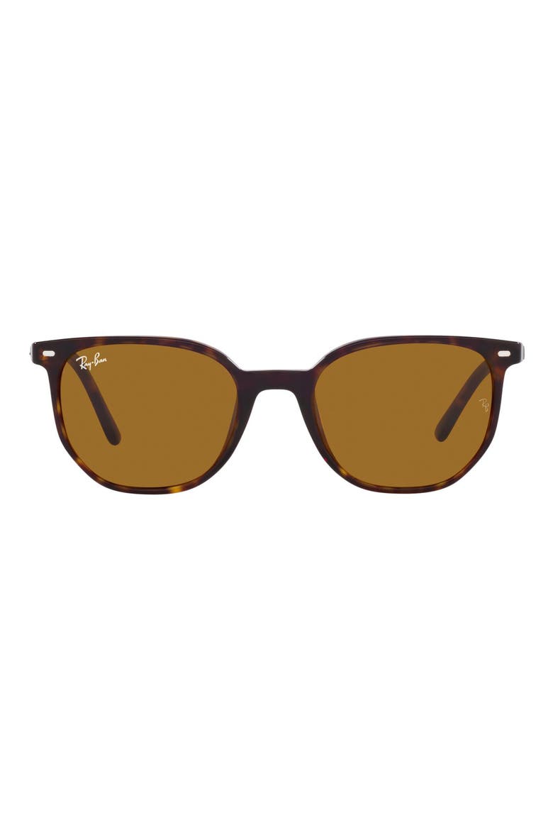 52mm Square Sunglasses, Main, color, HAVANA / BROWN