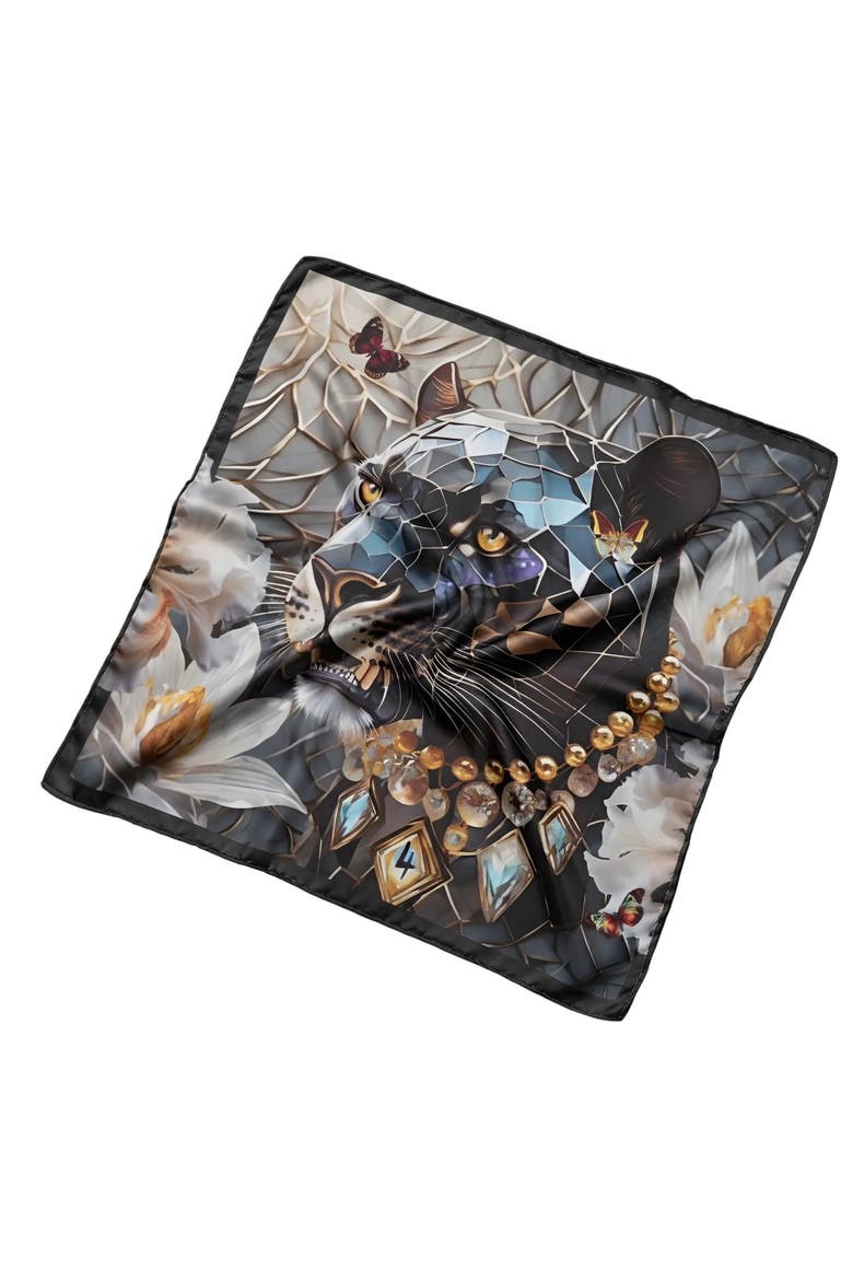 Dusk's Crystal Guardian Extra Large Silk Scarf, Main, color, Multicolor