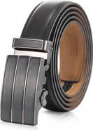 Mio Marino Signature Leather Ratchet Belt