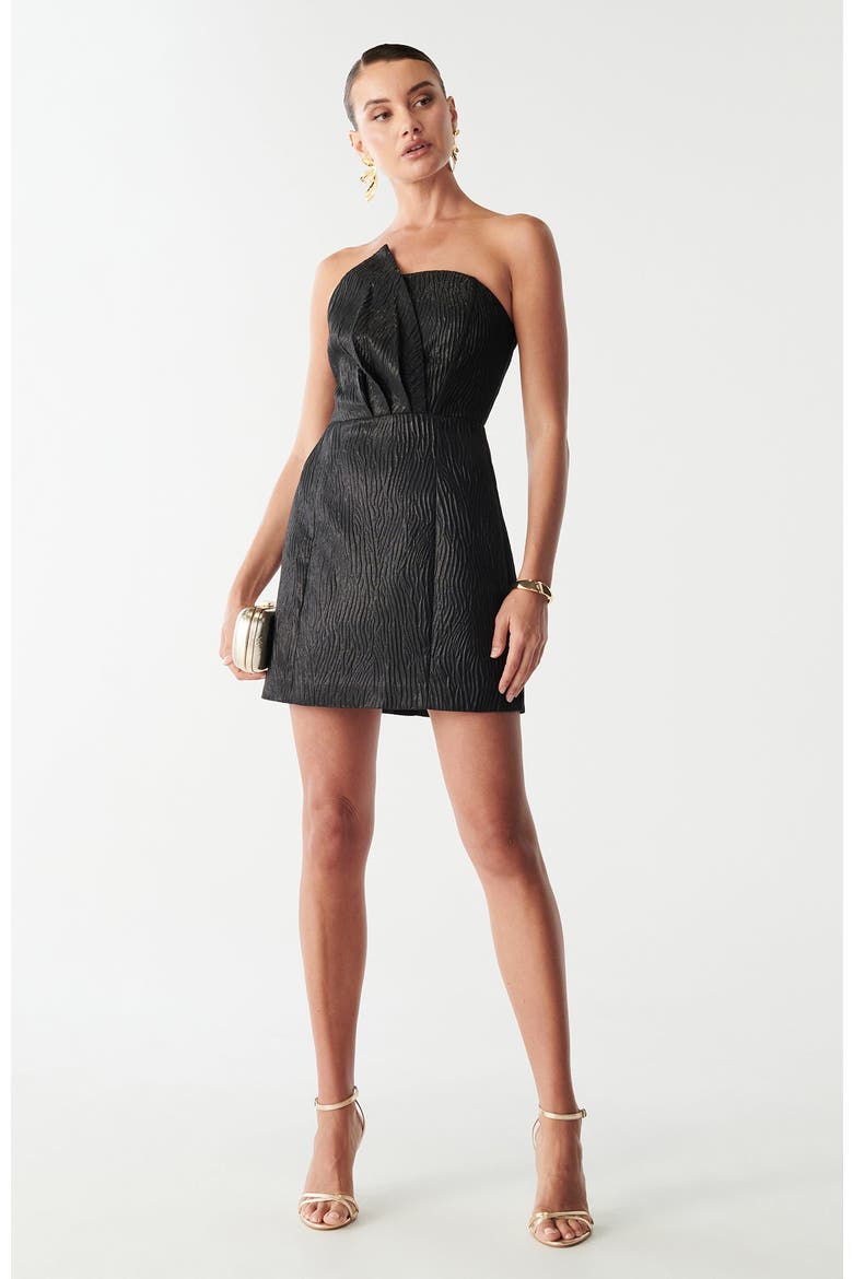 Hilari Mini Dress, Alternate, color, Black