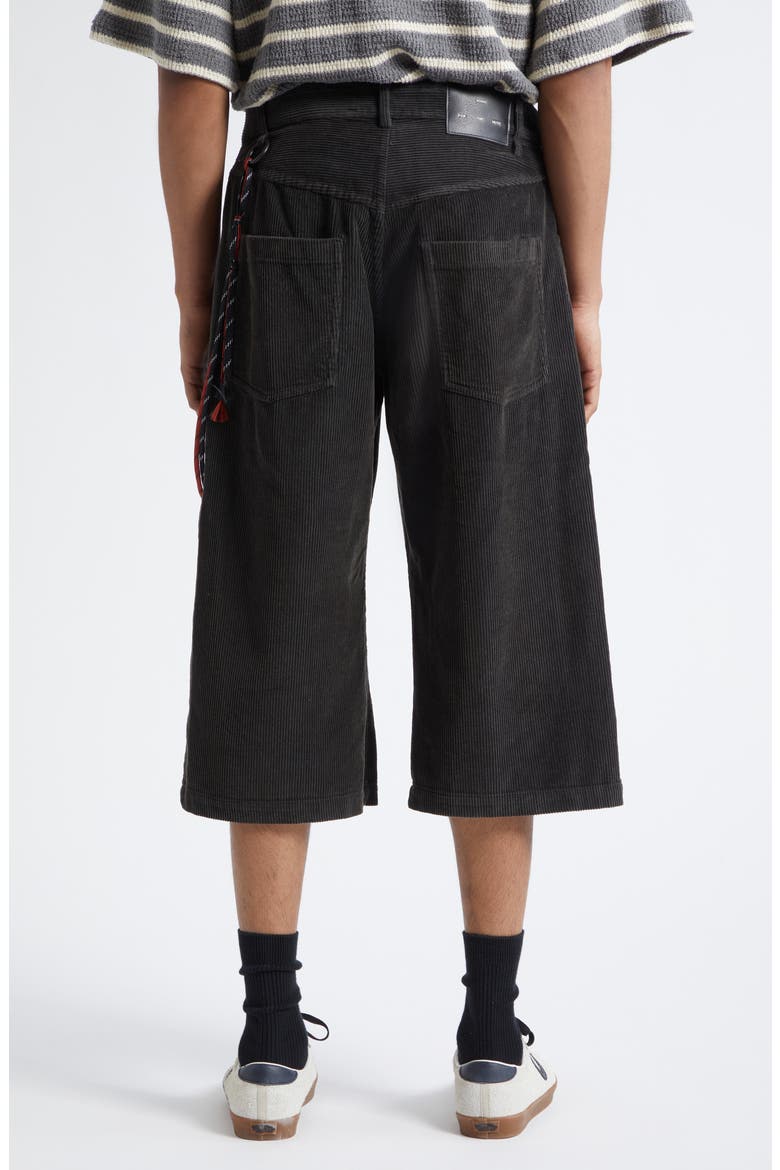 Long Corduroy Shorts, Alternate, color, PETROL FADE OUT