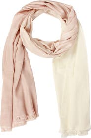 SAACHI Two-Tone Cashmere & Silk Scarf