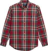 Polo Ralph Lauren Classic Fit Plaid Brushed Cotton Button-Down Oxford Shirt