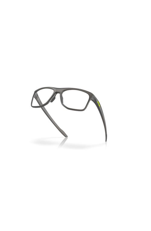 Oakley 55mm Rectangle Optical Glasses In Gray