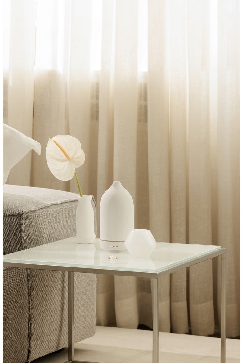 Stone Porcelain Diffuser, Alternate, color, WHITE