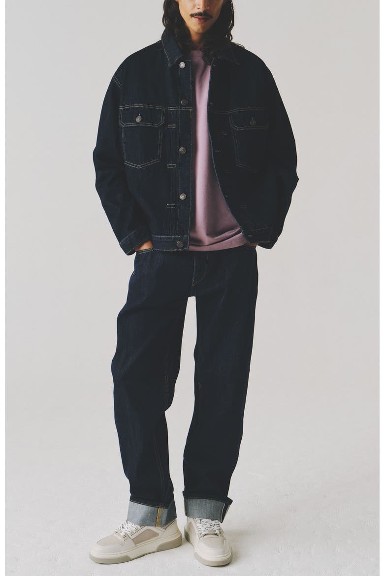 Straight-fit Fashion Jeans, Alternate, color, Dark Blue